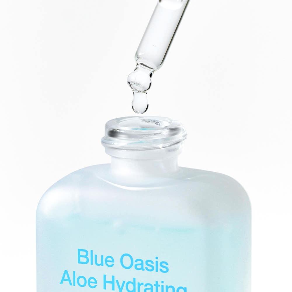 By Wishtrend Blue Oasis Aloe Hydrating Serum Deep Moisture Soothing Care 30ml