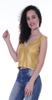 Moomaya Womens Sequin Sleeveless Party Crop Top Glitter V Neck Sparkle Club