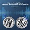 12V Loud Car Horn Speaker Dual Tone Electric Pump Loud Air Horn Loud Alloy Coil Car Air Horn High Low Tone Loud Sound Speaker