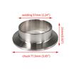 Welding Pipe Sanitary Fitting Weld Clamp Ferrule Fits Clamp Stainless Steel 304