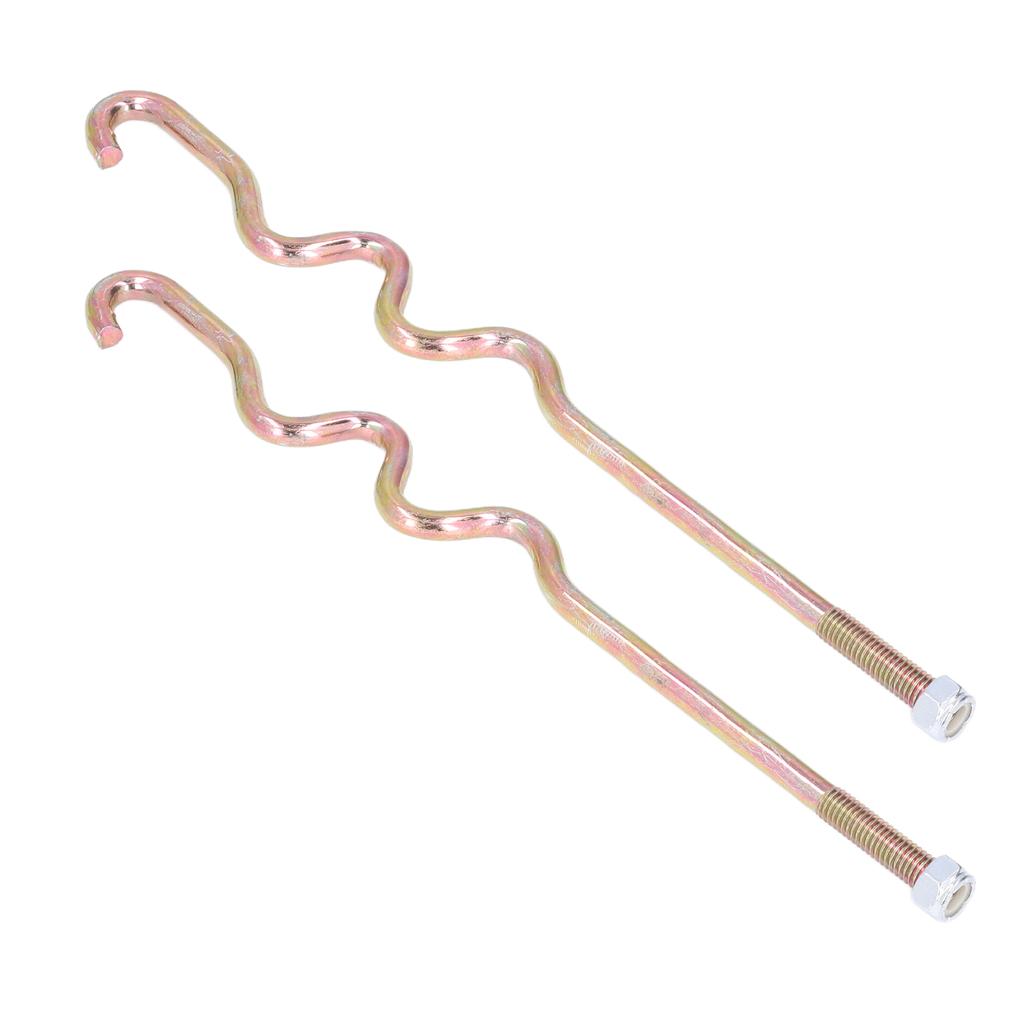 2PCS Club Car Battery Hold Down Rod 103357701 with Nut Replacement for Precedent 2008‑up