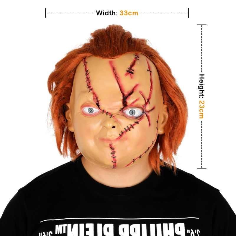 Terror Childs Play Cosplay Latex Mask Halloween Party Stage Gift Performance