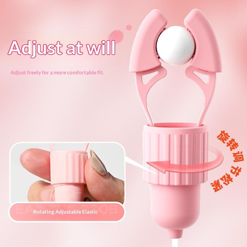 Nipple Clamps Vibrator Breast Massage Tongue Licking Sucking Vibrating Clit Stimulator Female Maturbator Adult Sex Toy For Women