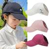 High Ponytail Children's Baseball Cap Love Heart Embroidery Baby Peaked Cap Kids Sun Hat  Playing