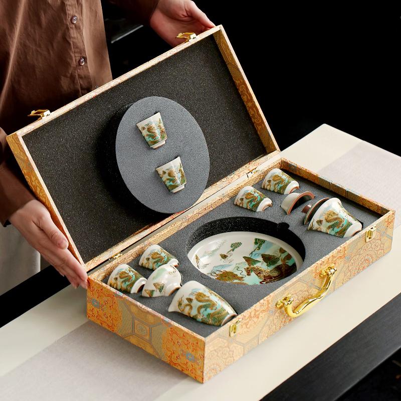 Dunhuang Retro Kung Fu Tea Set