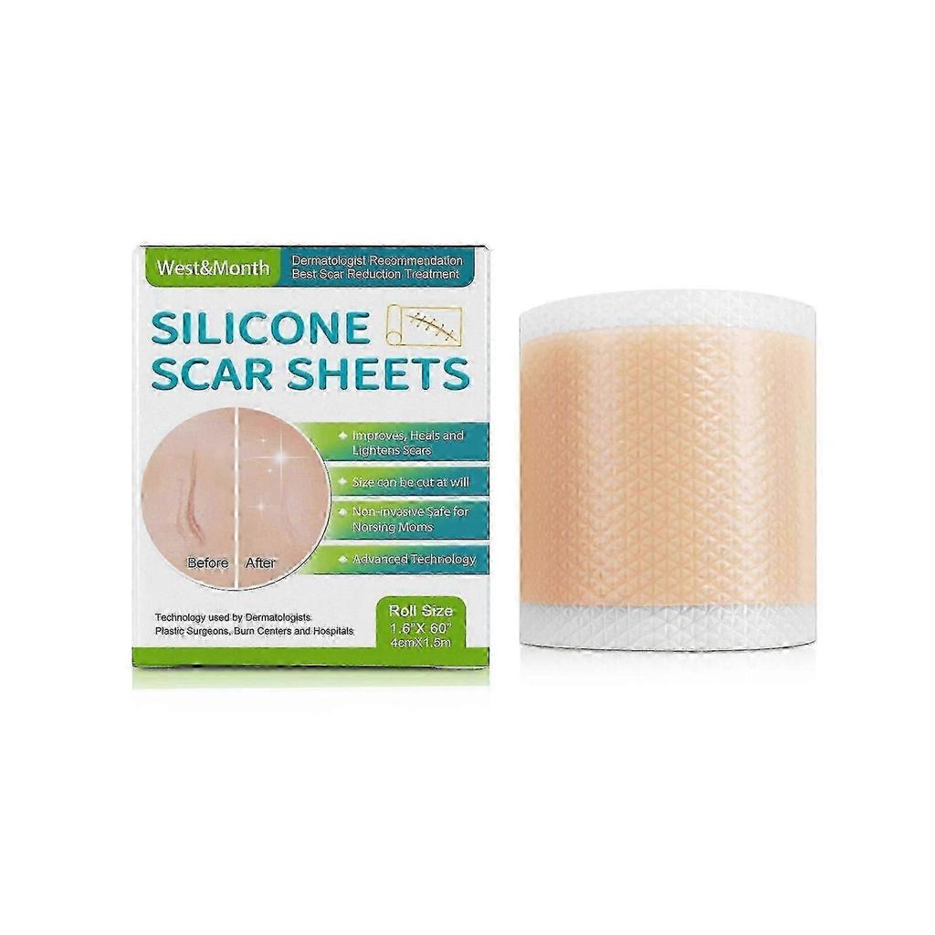 Self-Adhesive Silicone Scar Patches: Repairs Cellulite and Stretch Marks, Smooths Skin.