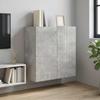 Wall Mounted Cabinet Concrete Grey 59 x 31 x 60 cm Engineered Wood