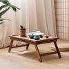 Japanese Solid Wood Folding Bay Window Tea Table Small Zen Coffee Table for Home Living Room Tatami Mat Portable