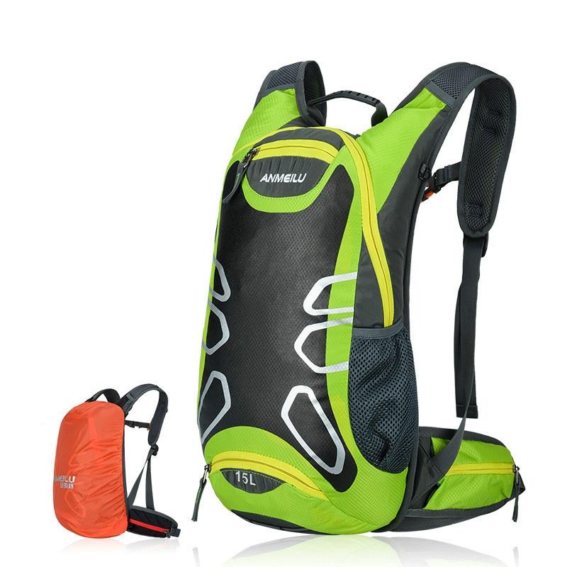 Bike Shoulder Bag Lightweight Outdoor Sports MTB Riding Backpack Hydration Compatible for Hiking Running Cycling with Rain Cover 18L waterproof rucksack Cycling Backpack Bike Shoulder Bag Lightweight Outdoor Sports MTB Riding Backpack Hydration Compatible for Hiking Running Cycling with Rain Cover 18L waterproof rucksack Cycling Backpack
