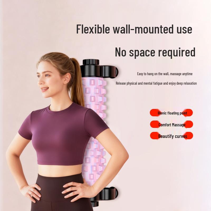 Suction Cup Foam Muscle Relaxation Roller with Wolf Teeth Design for Leg Slimming