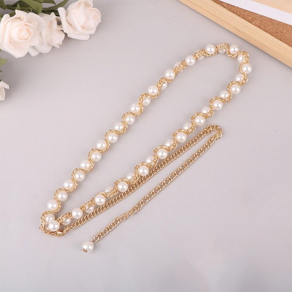 Waist Chain Design Pearl Waist Chain Pearl Decoration Body Chain Belt For Women