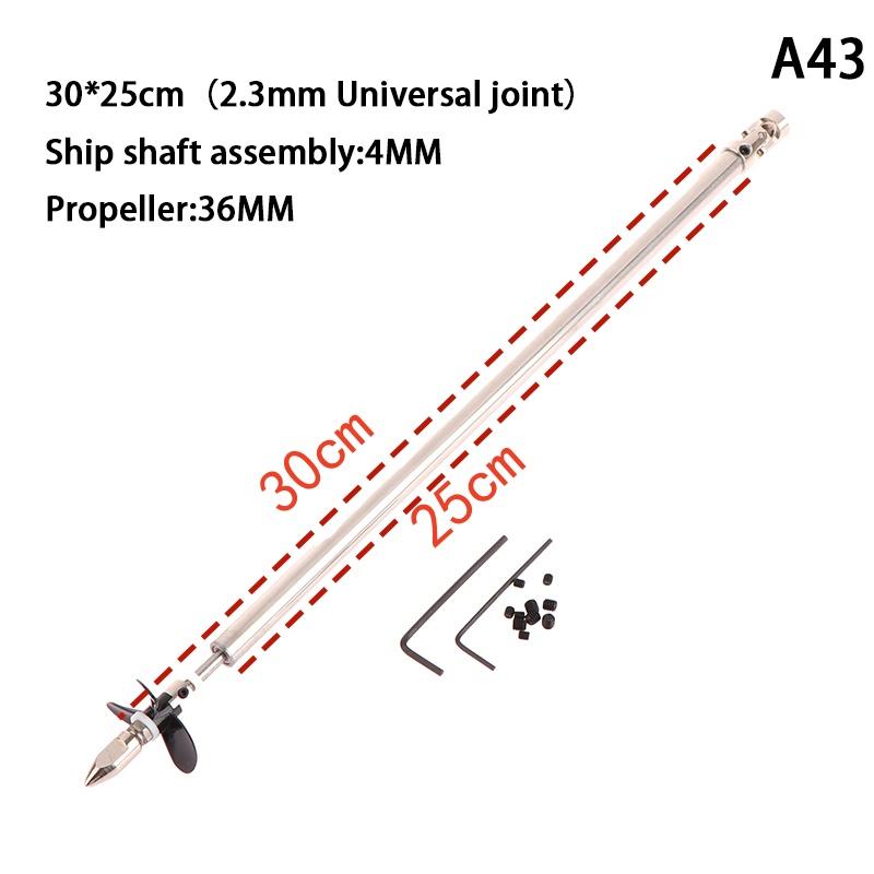 Innovative And Practical Three Blades Screw Joint Shaft Sleeve Prop Model Ship 4Mm Rc Boat Shaft Stainless Steel Drive Shaft