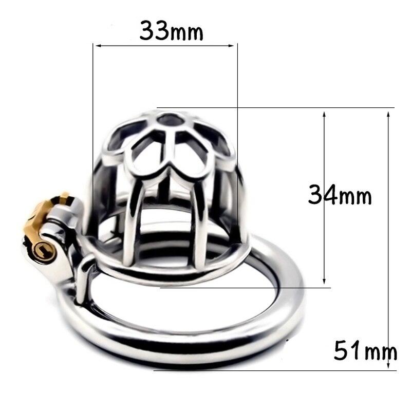 BDSM Stainless Steel Penis Cage Chastity Belt Slave Adult Male Sex Toys Cock Ring Ball Stretcher Cuckold Scrotum CB Lock