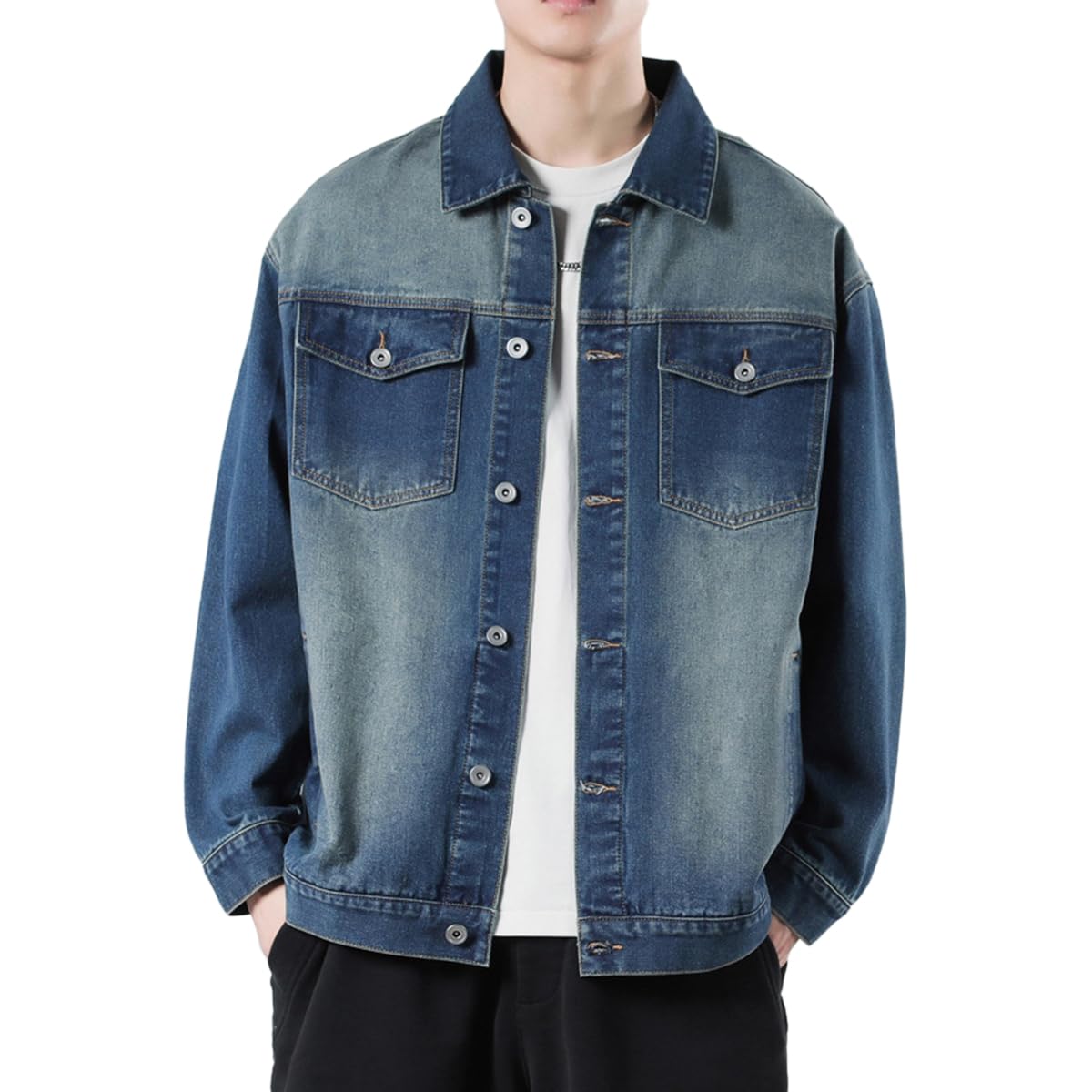 

Зеркало Вы Джинсовая Джинсовая Плюс Повседневная Градиентная Мужская Куртка, Куртка, Осень/Зима, Стильная, Повседневная, Размеры, Верхняя одежда, Модная, Носить, Весна/Осень, темно-синий