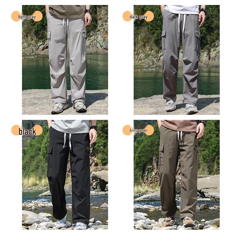 JEEP Men's Loose Fit Multi-Pocket Cargo Pants
