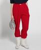 Minasu Track Logo Waffle Jogger Pants_Red