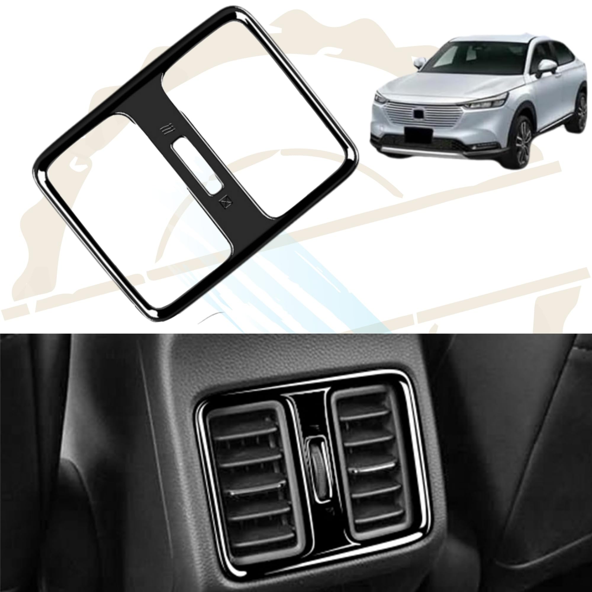 

DodoxDIY Compatible New Vezel RV Series RV Series Rv3 Rv4 Rv5 RV6 Parts Accessories rear air conditioner frame