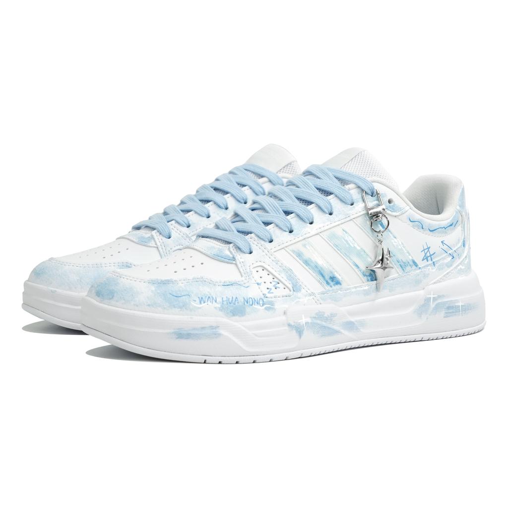 adidas LITE BALLER Wan Hua Nong, Deep Sea Breath, Shopping Bag Pu Slip Resistant Abrasion Resistant Low Top JS4358(Team113-S-BOX)