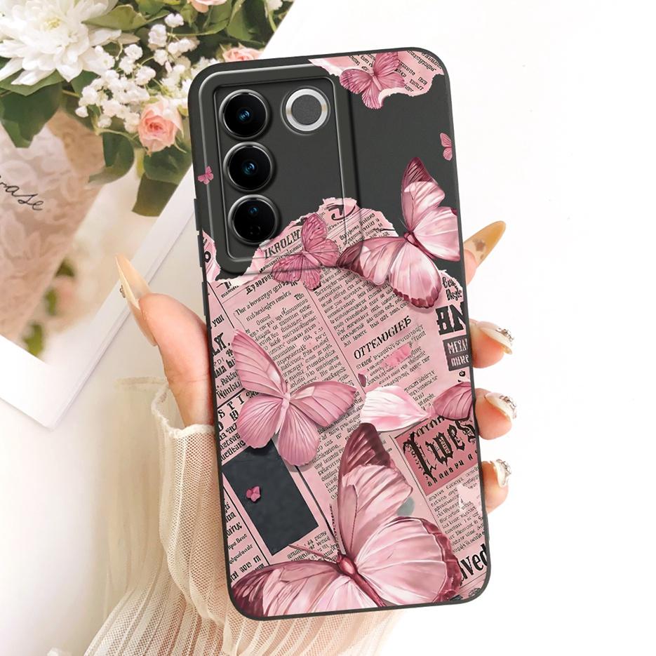 For Vivo V27 Pro Case V2230 Cool Owl Dragon Painted Cover Shockproof Soft TPU Phone Case For Vivo V27e V 27 e VivoV27 Pro Fundas
