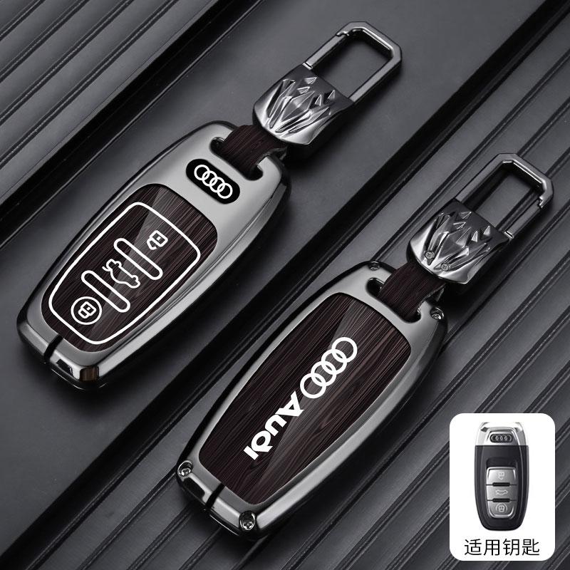 For Audi 8P Leather NEW Car Remote Key Case Cover Shell For Audi A3 8V A4 B8 B9 A5 A6 C7 A7 A8 Q3 Q5 Q7 S4 S6 S7 S8 R8 TT Holder Accessories