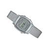 Casio Retro Small Dial Waterproof Watch Stainless Steel Band Quartz Movement Women watches Gray LA670WEM-7