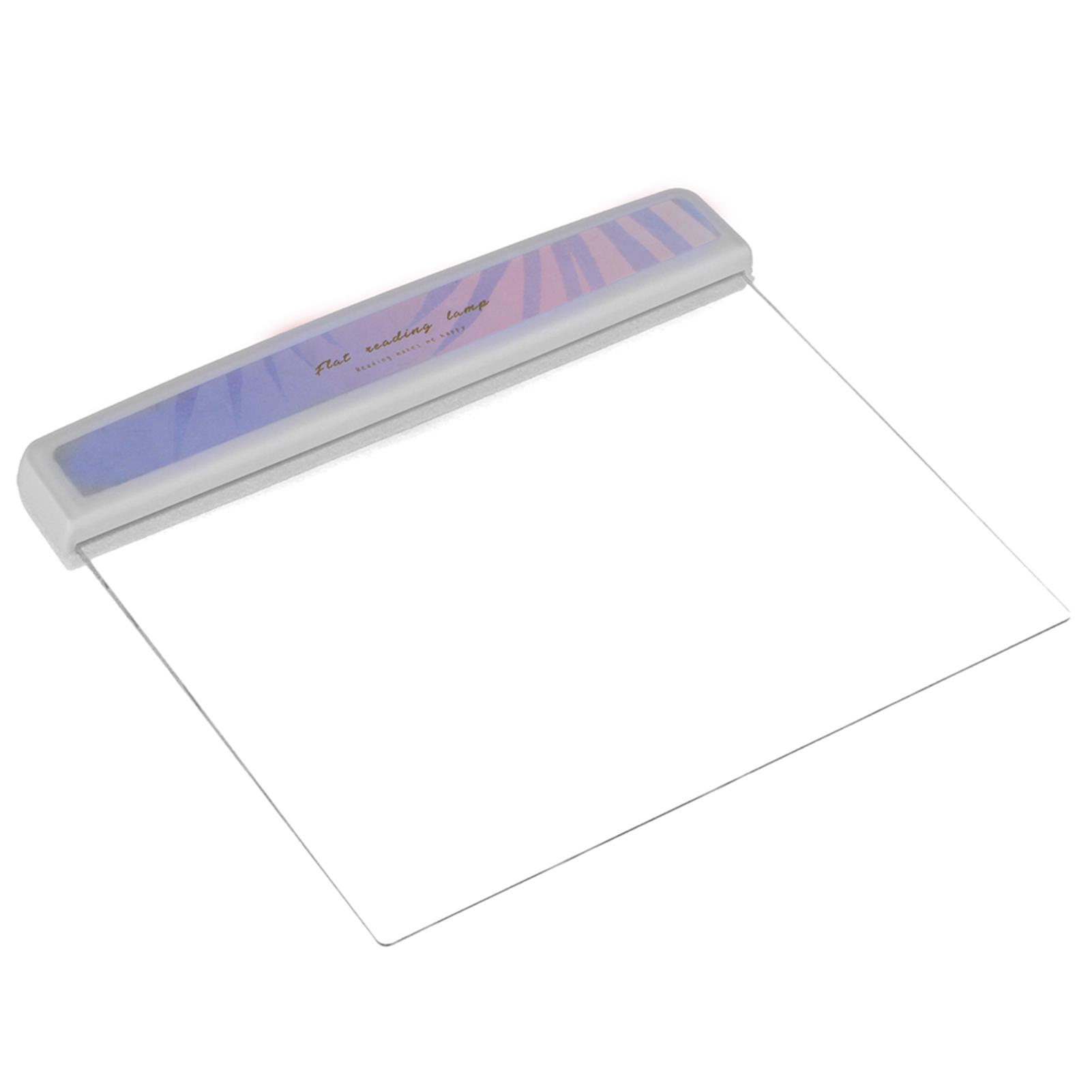 

Світлодіодна панель-книжка Портативна з візерунком листя Плоска лампа для читання Студентське світло для захисту очей Type 2