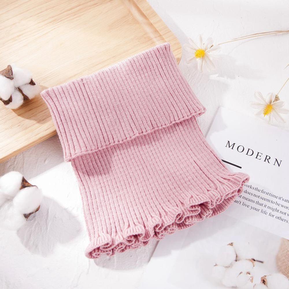Decoration Accessories Ruffle Female Wool Scarf Korean Style Scarves Knitted Bib Fake Collar
