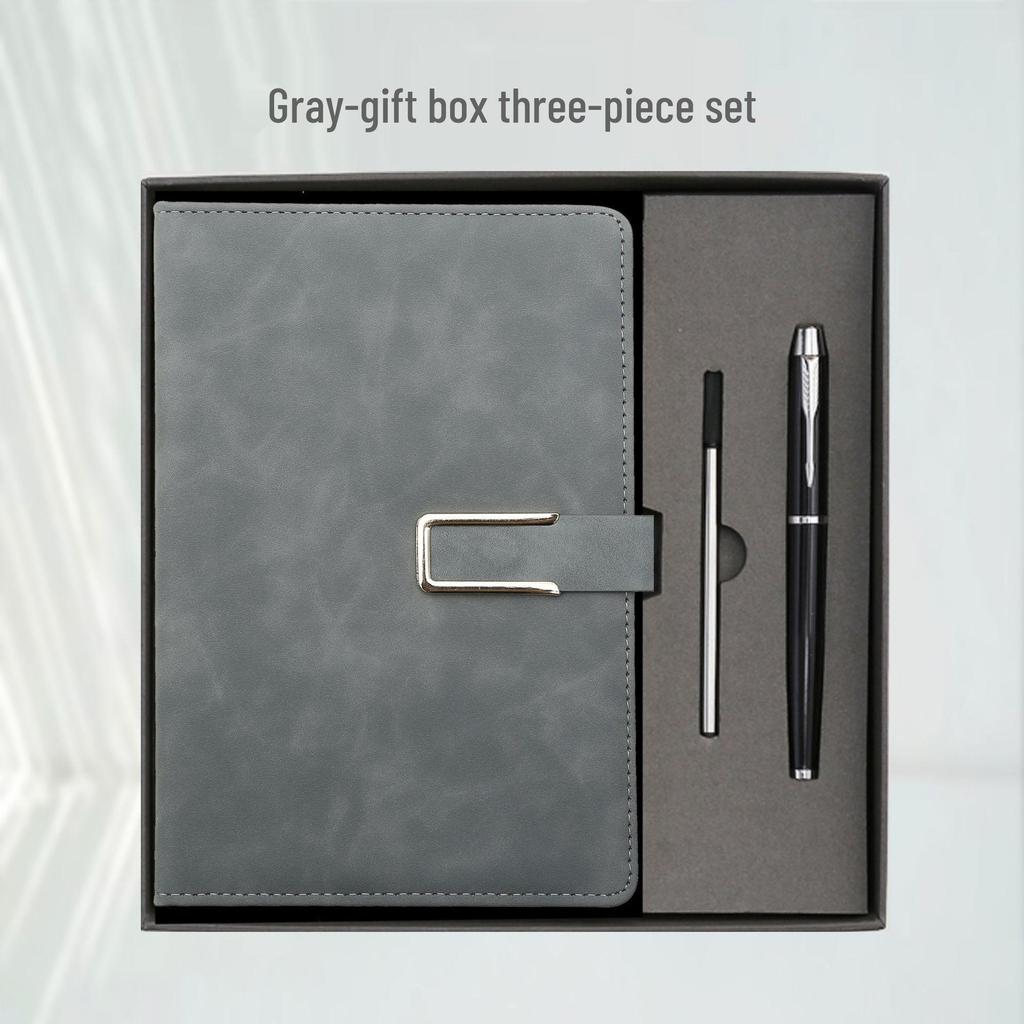 Notizbuch A5 mit individuellem Logo Geschenkset für Geschäft & Meetings