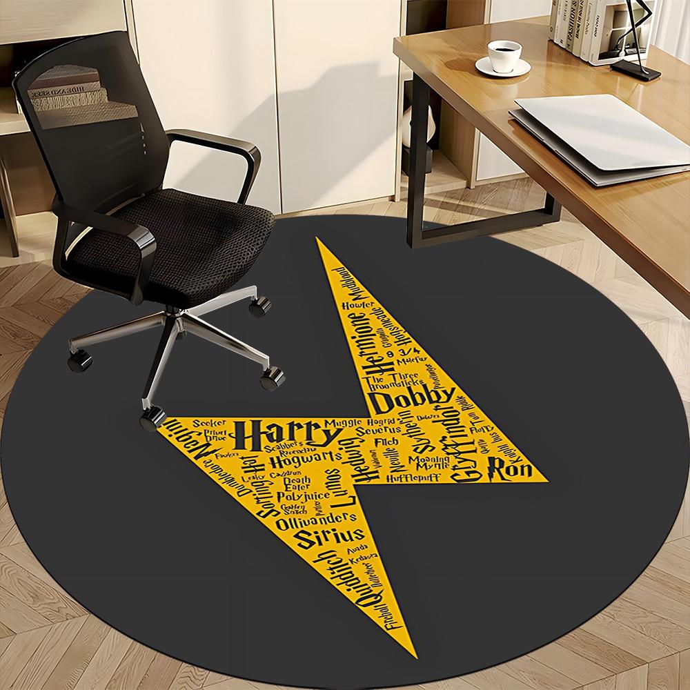 1pc Harry PotterChair Carpet for Office, Non-slip, Soft and Durable Office Rug for Interior Decoration, Perfect for Office Yy250925209