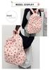 Korean Style Corduroy Strawberry Backpack for Trendy College Girls