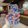 Cartoon Stitch Popular Mobile Phone Case 11Pro Cute Transparent 14 Mobile Phone Case Suitable for 13Pro All-inclusive Mirror