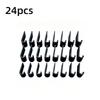 24Pcs Hook Shaped Car Dashboard Wire Clips Plastic Car Cable Clip  Vehicle Accessories