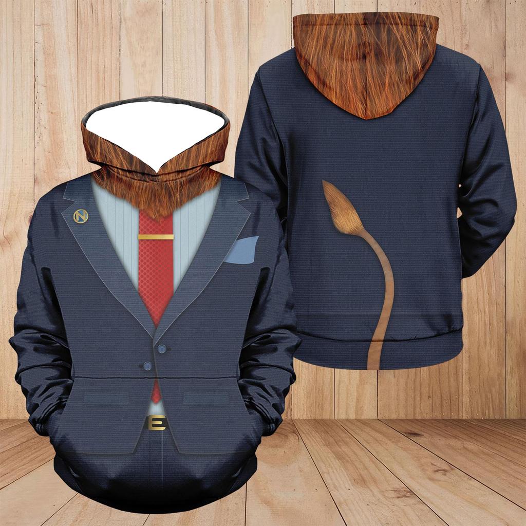 For Kids Teens Adults, Zootopia 2 Officer Judy Costume Hoodie, Crazy Animal City Print Pullover, Autumn Winter Long Sleeve Top