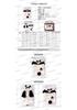 Pet dog clothes autumn and winter winter warm thickened medium and small dog teddy bear four-legged panda clothing