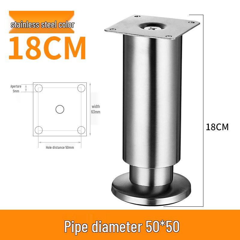 Adjustable Stainless Steel Furniture Legs for Sofa, Coffee Table, TV Cabinet, or Bed
