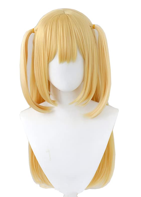 Cosplay Wig Misa Amane Gold Full Wig with Net Heat Resistant Wig