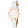 Fieldwork Analog Patre Watch, Pink Gold with Leather Strap, JN002-4, Women's, Blue