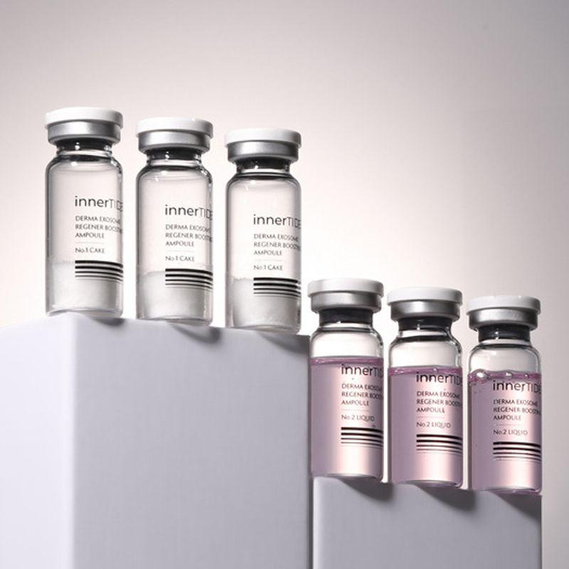 innerTIDE [100 Миллиардов Экзосом] Дерма Экзосомный Регенератор Бустер Ампула 10 мл x 3_Лиофилизированная Ампула Derma Exosome Regenerator Boosting Ampoule