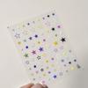 Charming Hollow Stars Love Geometric Five-pointed Star Self Adhesive 5D Nail Art Decorations Stickers Shiny Manicure Decal