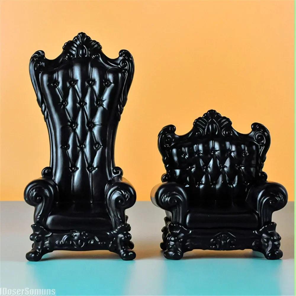 1/12 Dollhouse Low-back and High-back Sofa Set for 1/12 Bjd GSC Clay Man Obitsu 11 Doll House Furniture Accessories