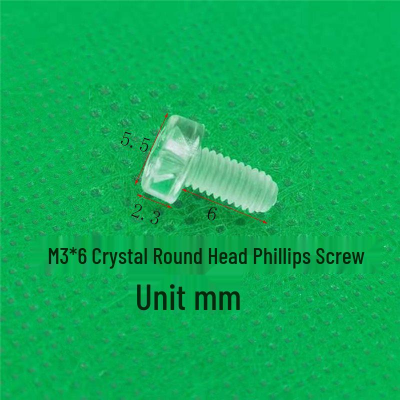 DIY Acrylic Display Case Kit with Three-Sided Screw Nut Fixing Brackets