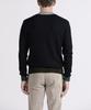 PANICALE Navy Color Block Crew Neck Knit
