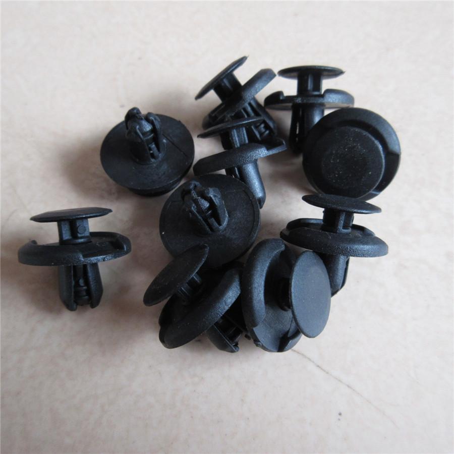 100Pcs 10Sizes Plastic Car SUV Fastener Bumper Panel Fender Clips Push Pin Rivet