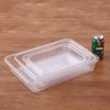 Rectangular Transparent Acrylic Serving Tray