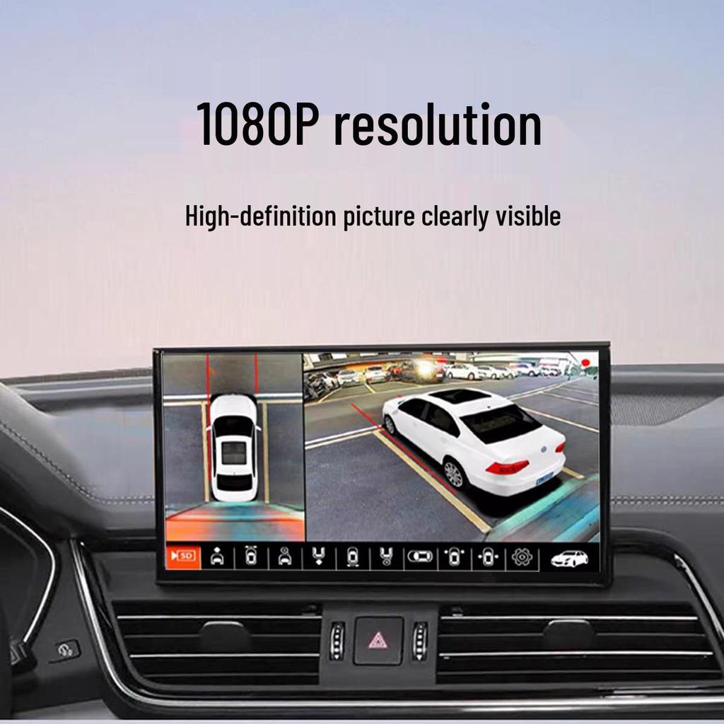 360° Panoramic Image System for Hongqi H5/H6/EQM5/HQ9 with Integrated Driving Recorder
