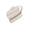 Bally Simple Solid Color Goat Leather Tote Shoulder Bag Women Bags Bone-White 6302775