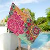 Colorful Mandala Pattern Bath Towel Microfiber Soft Water Absorbing Breathable For Girl Kids Decorative Cartoon Beach Towel