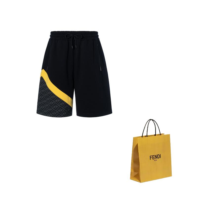FENDI SS23 Casual Shorts Men's Black FAB656AN67F1KRX