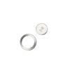 For Volvo XC90 2016- Silver Aluminium Car Volume Switch Button Cover Ring
