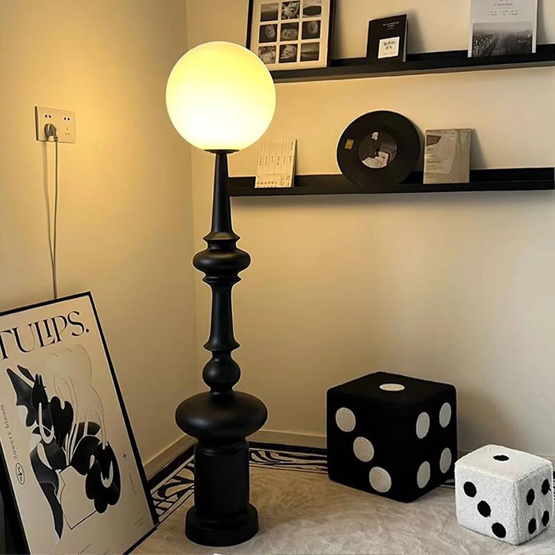 Oeny Italian Roman Column Vintage Floor Lamp